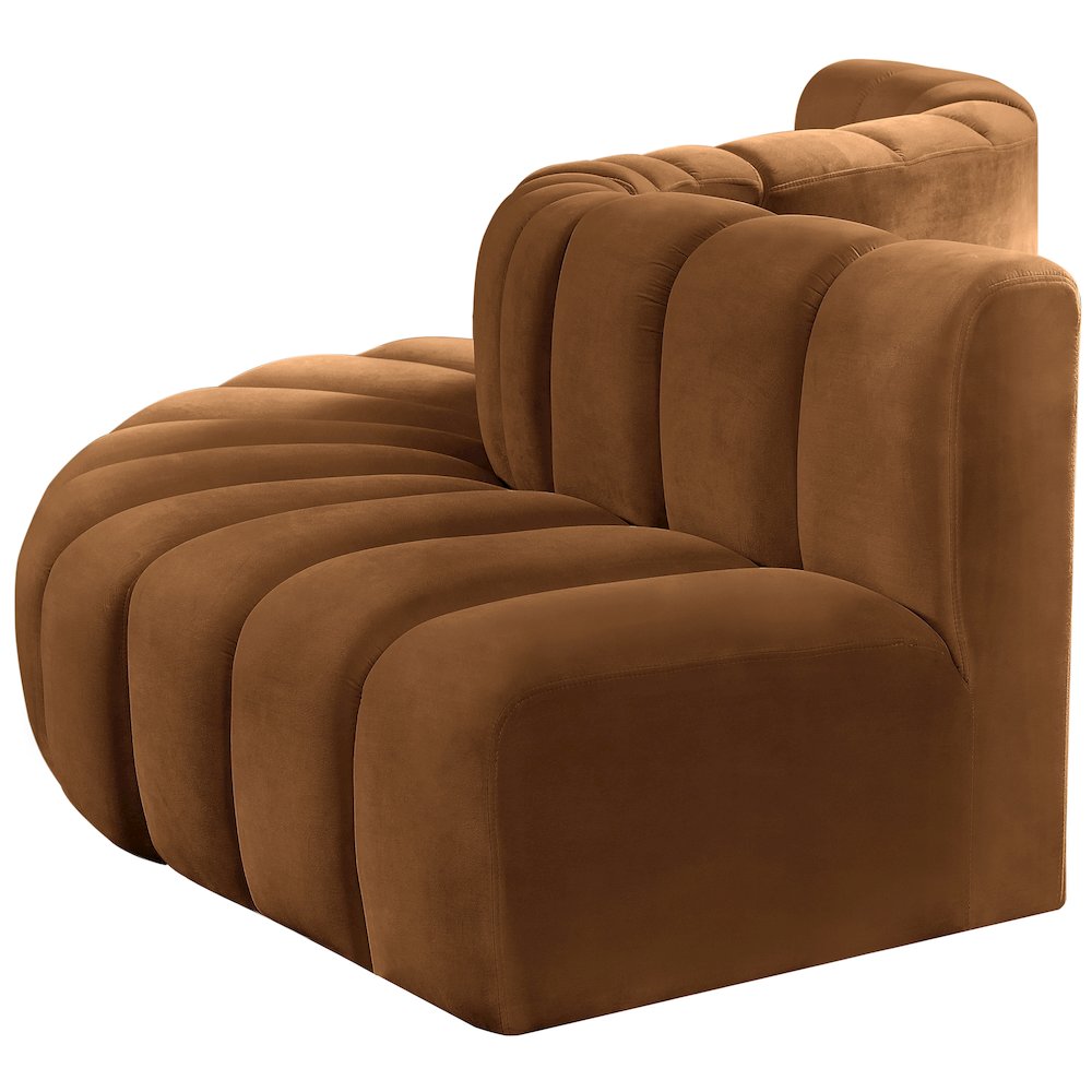 Arc Saddle Velvet Modular Sofa