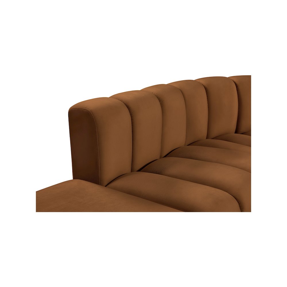 Arc Saddle Velvet Modular Sofa