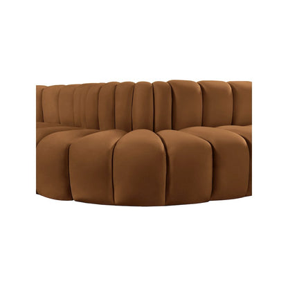 Arc Saddle Velvet Modular Sofa