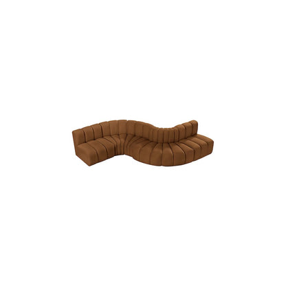Arc Saddle Velvet Modular Sofa