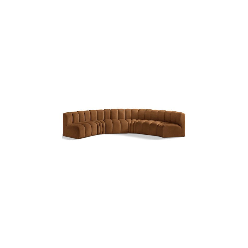 Arc Saddle Velvet Modular Sofa