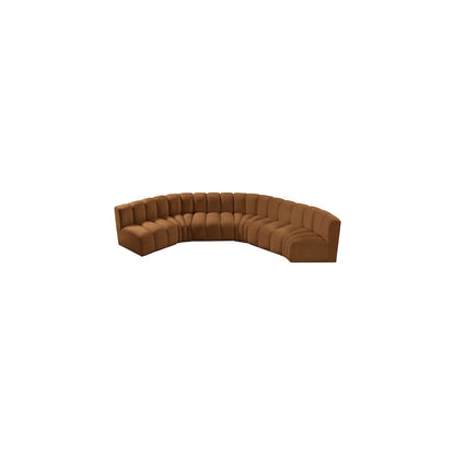 Arc Saddle Velvet Modular Sofa