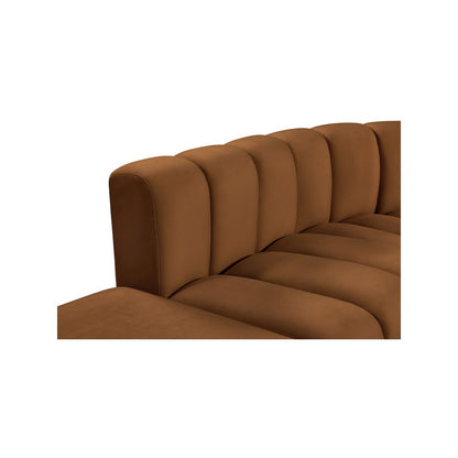 Arc Saddle Velvet Modular Sofa