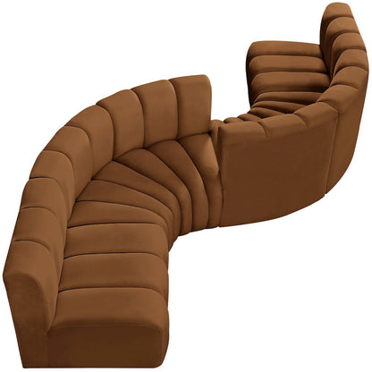 Arc Saddle Velvet Modular Sofa