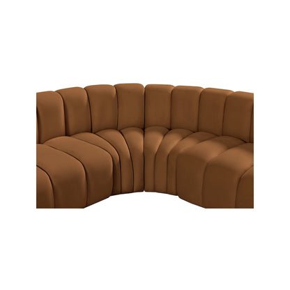 Arc Saddle Velvet Modular Sofa
