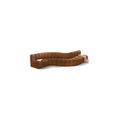 Arc Saddle Velvet Modular Sofa