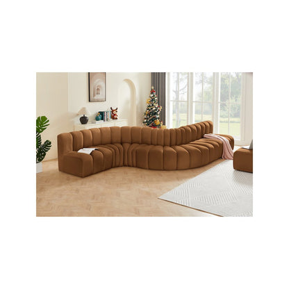 Arc Saddle Velvet Modular Sofa