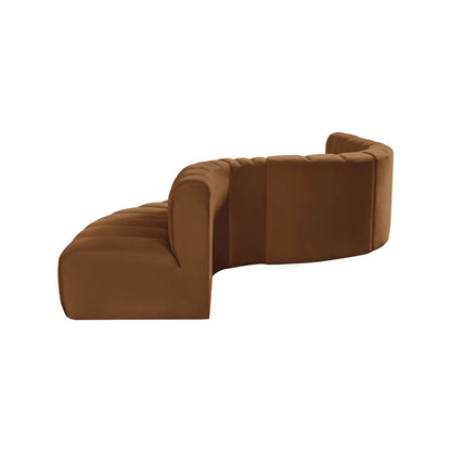 Arc Saddle Velvet Modular Sofa