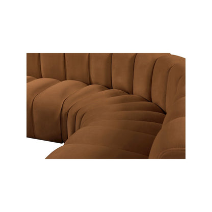 Arc Saddle Velvet Modular Sofa