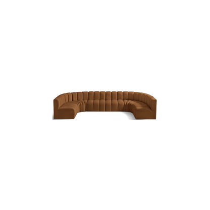 Arc Saddle Velvet Modular Sofa