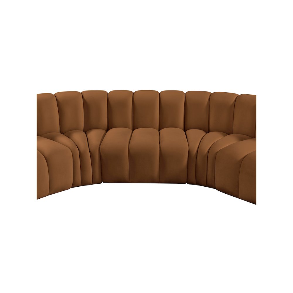 Arc Saddle Velvet Modular Sofa