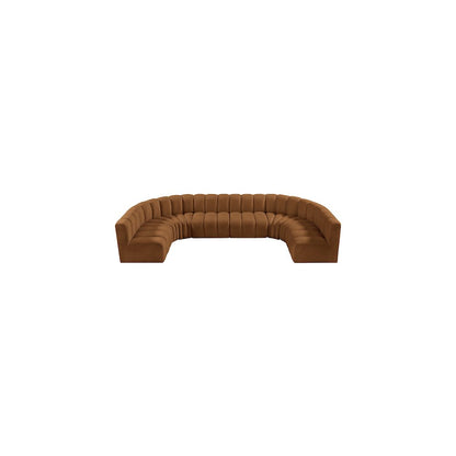 Arc Saddle Velvet Modular Sofa