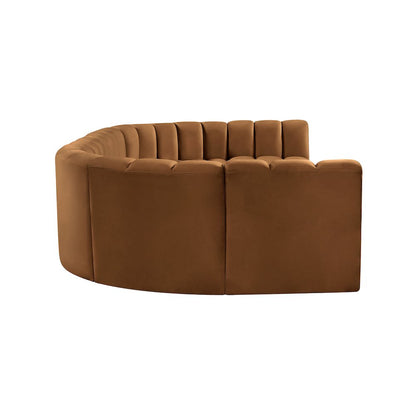 Arc Saddle Velvet Modular Sofa