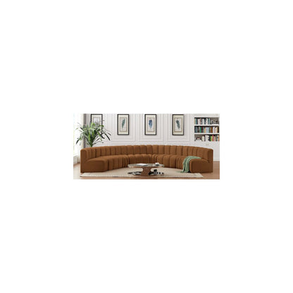 Arc Saddle Velvet Modular Sofa