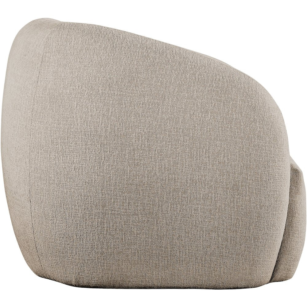 Elowen Beige Fabric Upholstered Chair