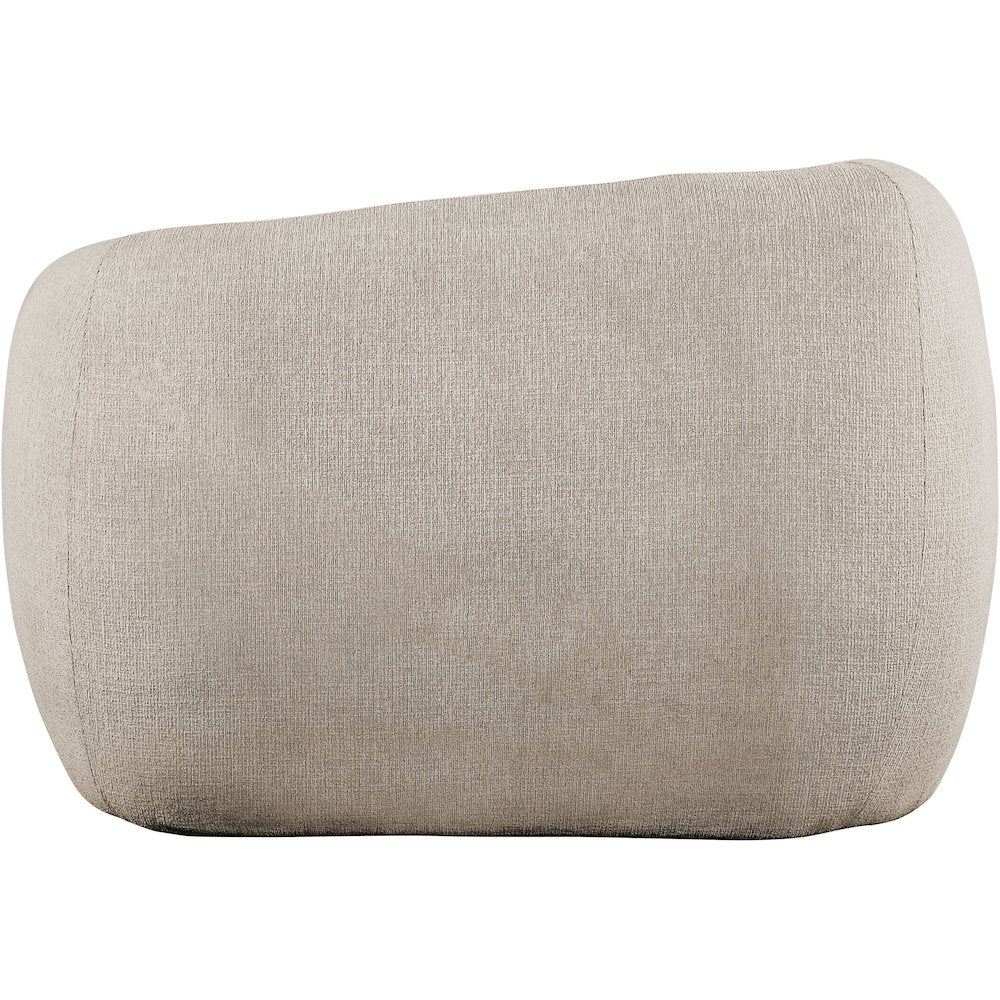 Elowen Beige Fabric Upholstered Chair