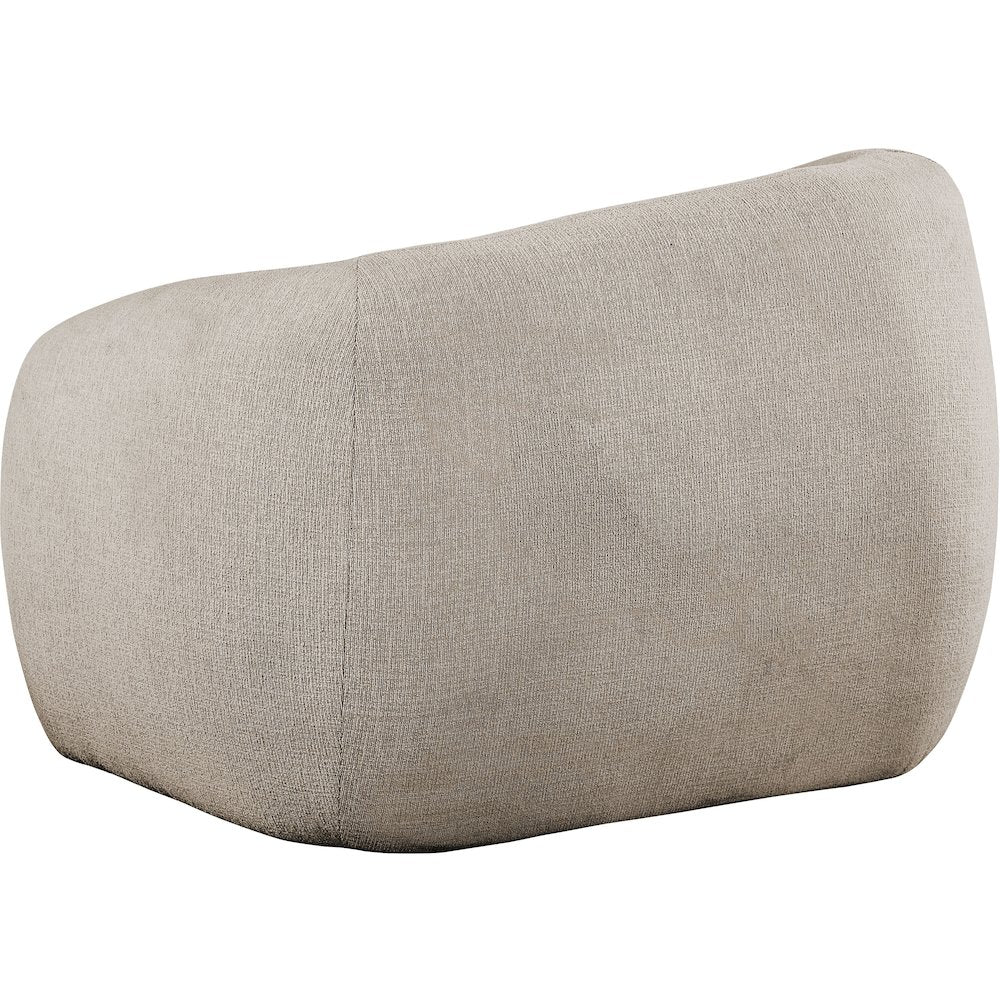 Elowen Beige Fabric Upholstered Chair