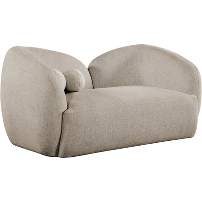 Elowen 68" Beige Fabric Upholstered Loveseat