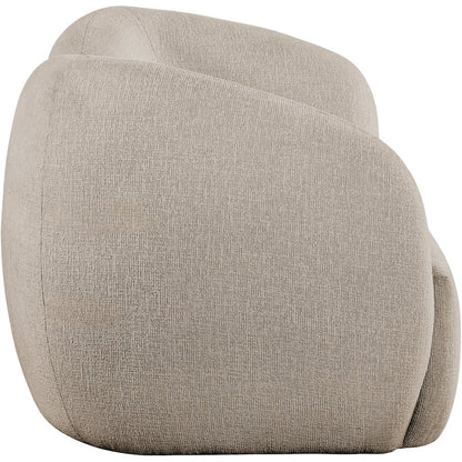 Elowen 68" Beige Fabric Upholstered Loveseat