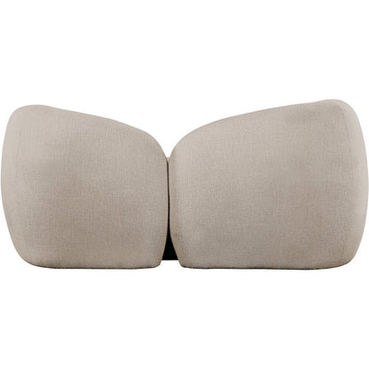 Elowen 68" Beige Fabric Upholstered Loveseat