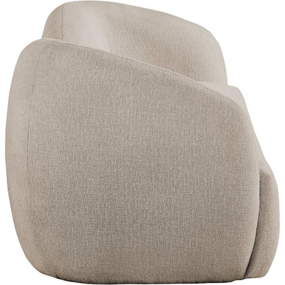 Elowen 91" Beige Fabric Upholstered Sofa