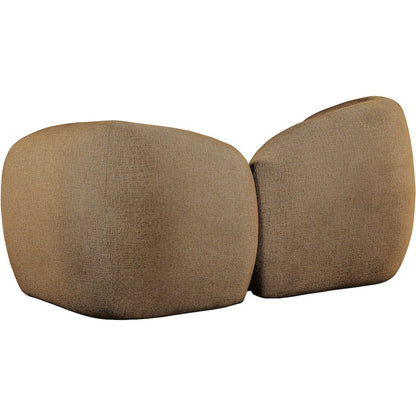 Elowen 68" Brown Fabric Upholstered Loveseat