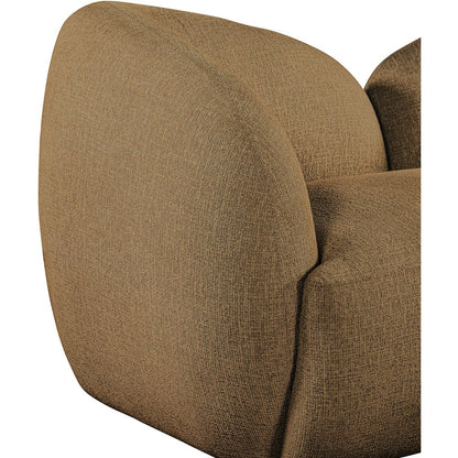 Elowen 68" Brown Fabric Upholstered Loveseat