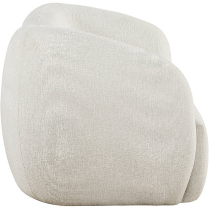 Elowen 68" Cream Fabric Upholstered Loveseat