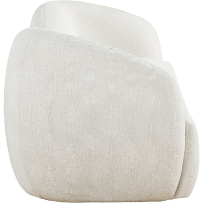 Elowen 91" Cream Fabric Upholstered Sofa
