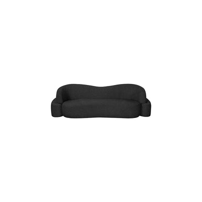 Principessa Black Boucle Fabric Sofa