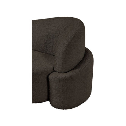Principessa Brown Boucle Fabric Chair