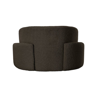 Principessa Brown Boucle Fabric Chair