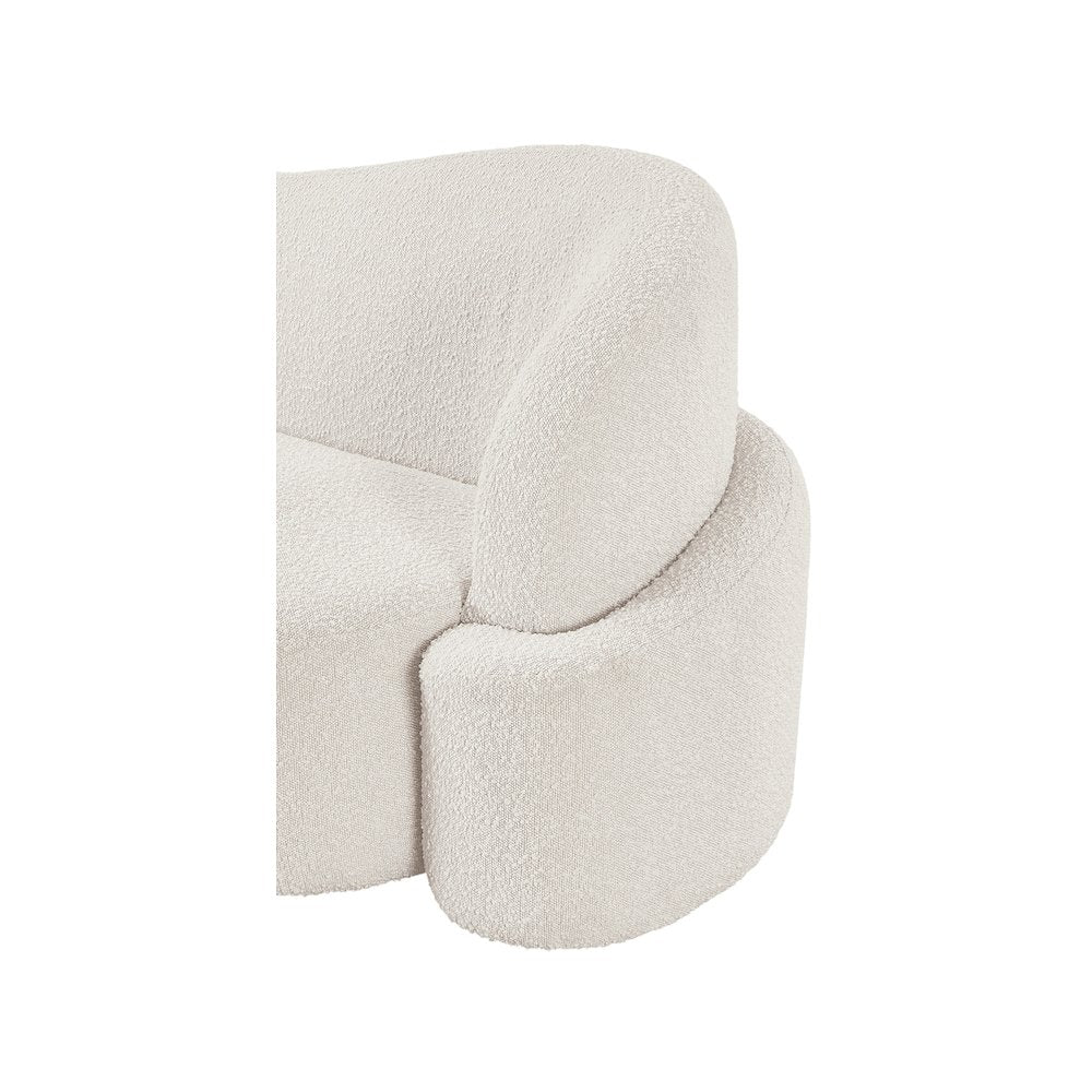 Principessa Cream Boucle Fabric Chair