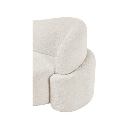 Principessa Cream Boucle Fabric Chair