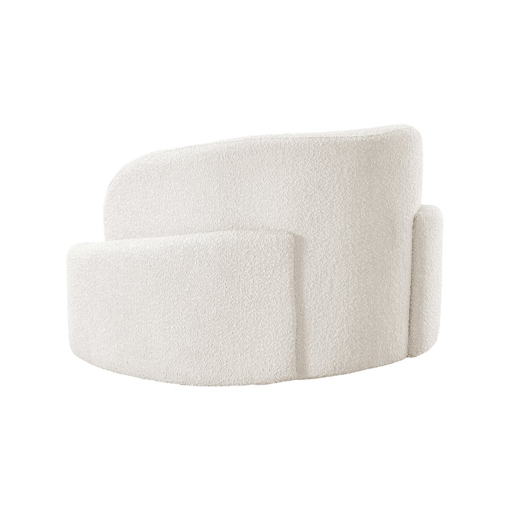 Principessa Cream Boucle Fabric Chair
