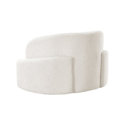 Principessa Cream Boucle Fabric Chair