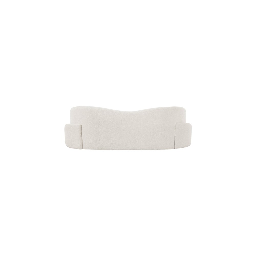 Principessa Cream Boucle Fabric Sofa