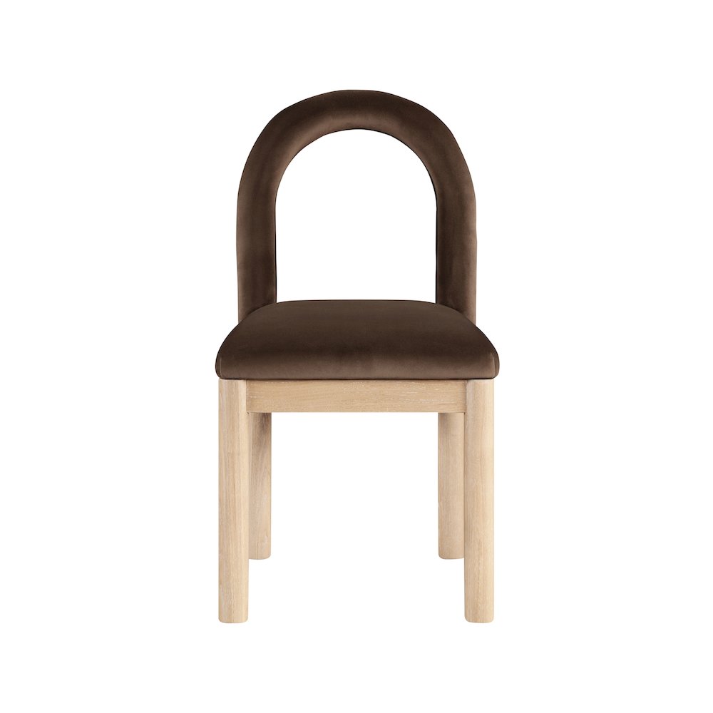 Conrad Brown Velvet Dining Chair
