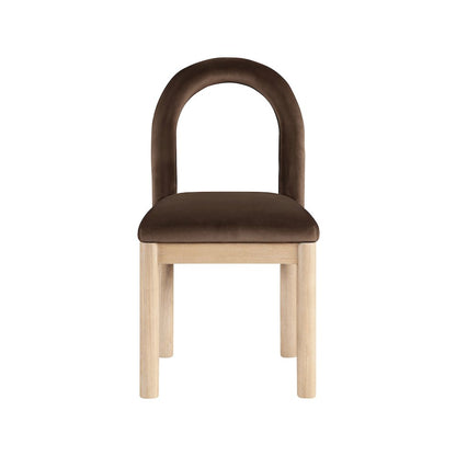 Conrad Brown Velvet Dining Chair