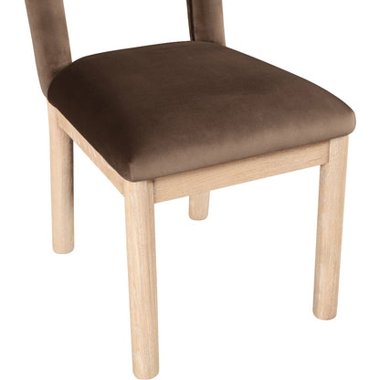 Conrad Brown Velvet Dining Chair