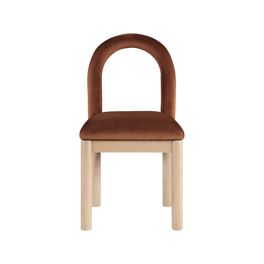 Conrad Cognac Velvet Dining Chair