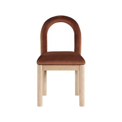 Conrad Cognac Velvet Dining Chair