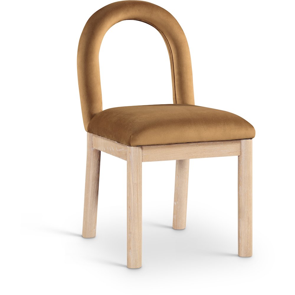 Conrad Saddle Velvet Dining Chair