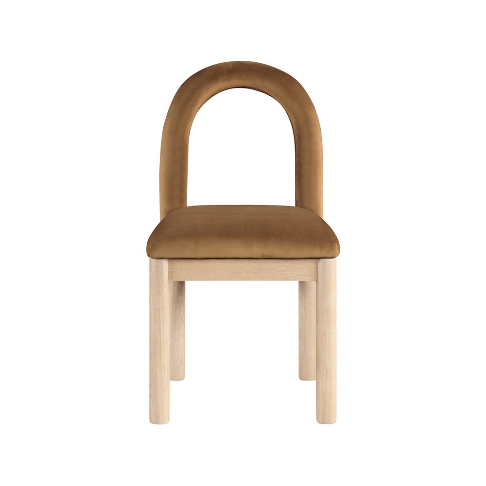 Conrad Saddle Velvet Dining Chair