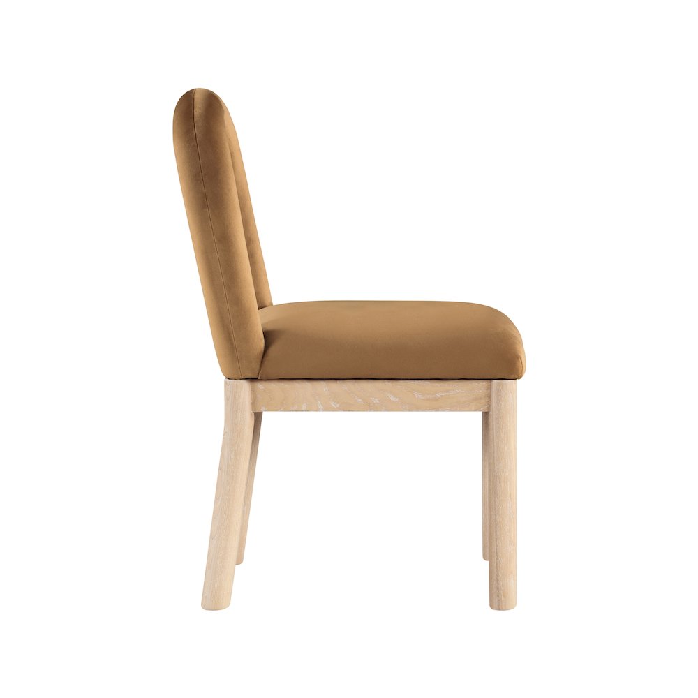 Conrad Saddle Velvet Dining Chair