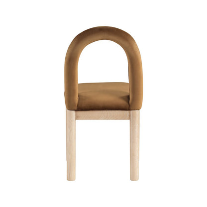 Conrad Saddle Velvet Dining Chair