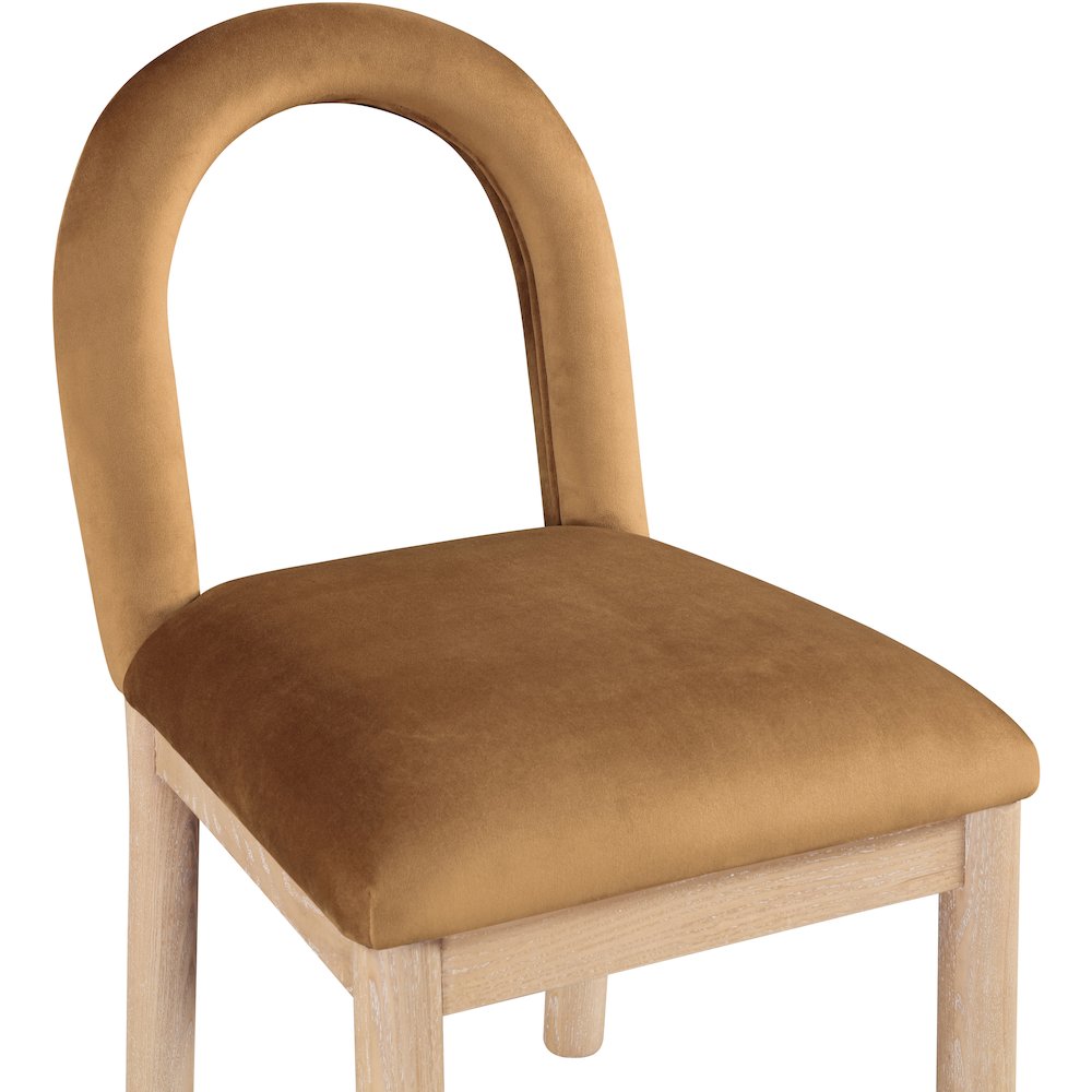 Conrad Saddle Velvet Dining Chair