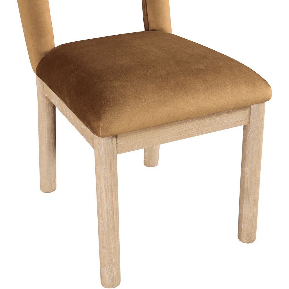Conrad Saddle Velvet Dining Chair