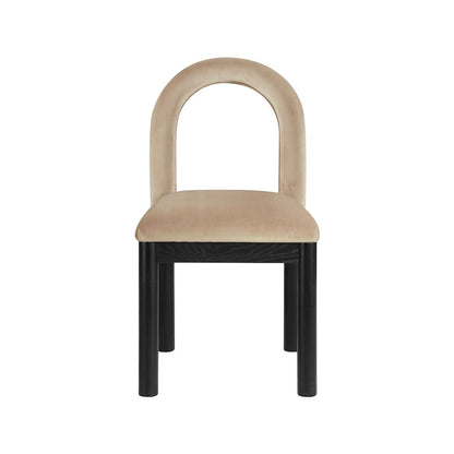 Conrad Beige Velvet Dining Chair