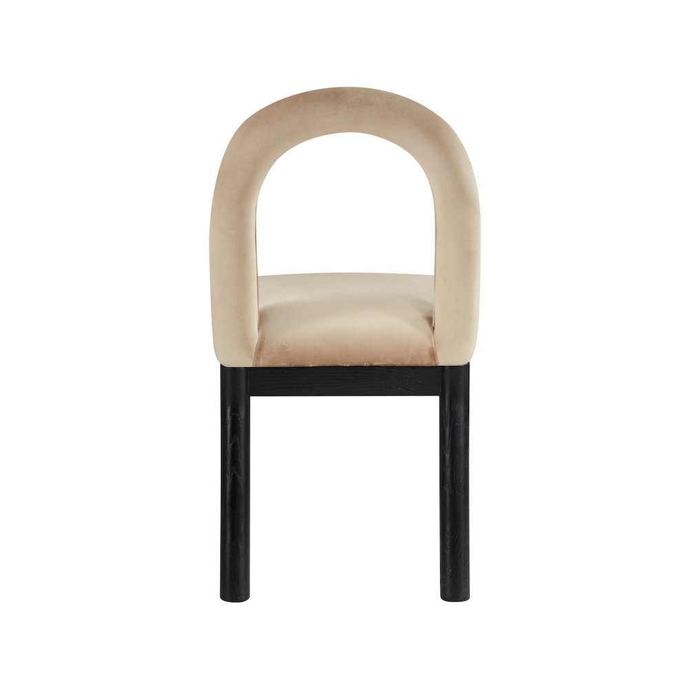 Conrad Beige Velvet Dining Chair